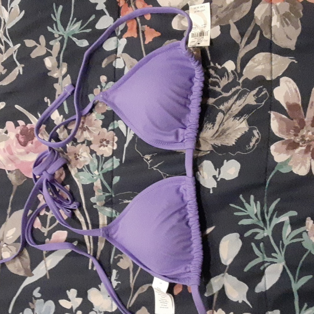 Aerie Purple Swim Top NWT